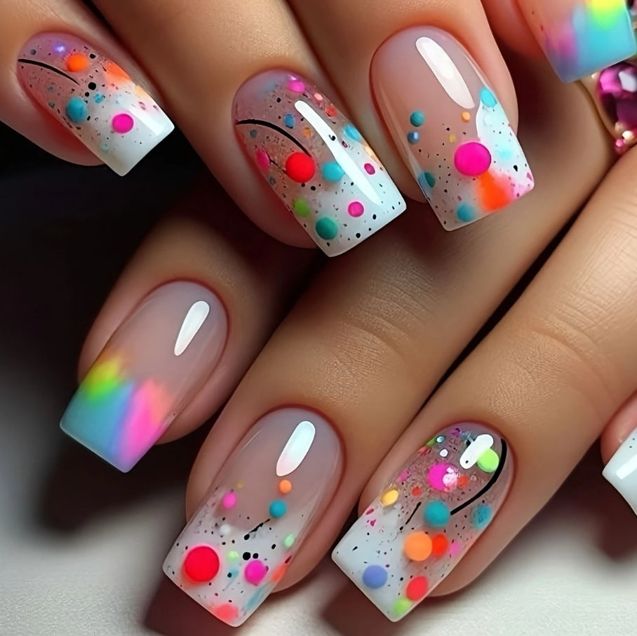 Iridescent Acrylic Nail Enhancements Stornfield