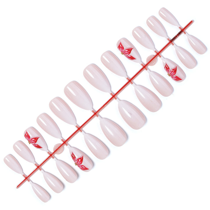Artistic Floral Nail Decorations Stornfield