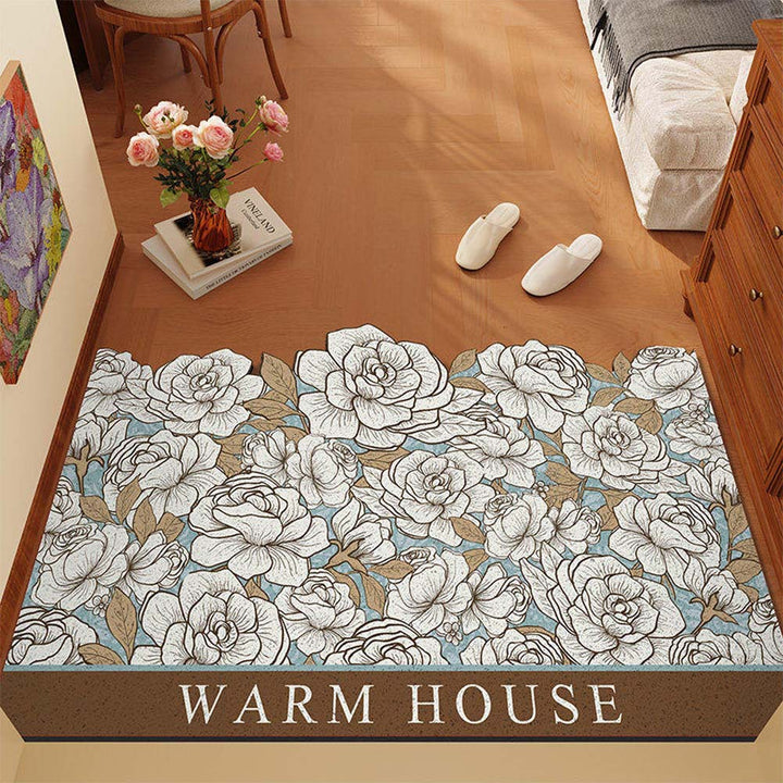 Floral Pattern Area Rug