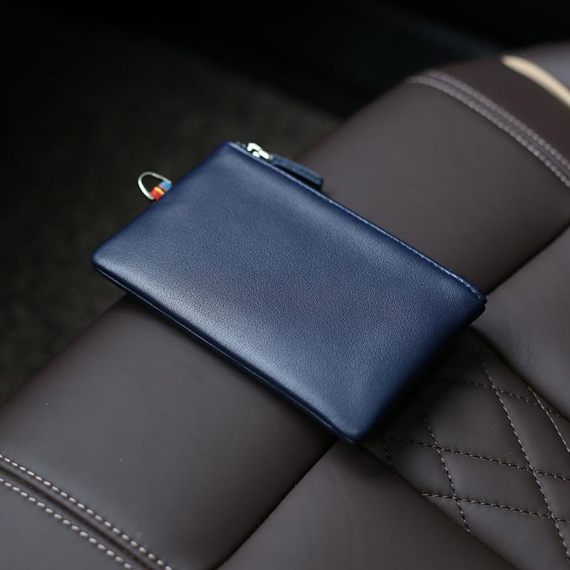 Zippered Leather Cardholder Stornfield