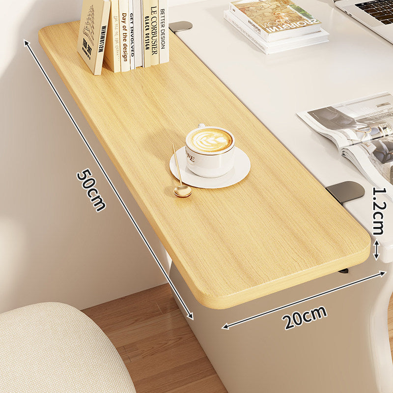 Compact Wall-Mounted Foldable Clamp-On Desk Shelf