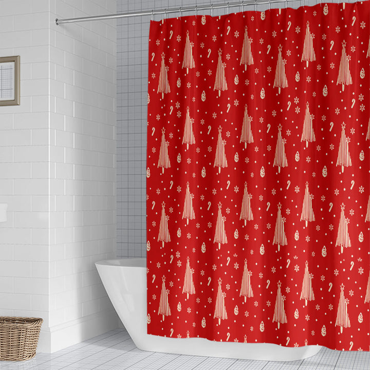 Floral Hydrangea Pattern Shower Curtain Stornfield