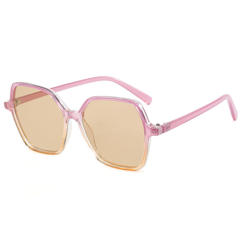 Women's oversized sunglasses with modern, transparent frame Stornfield