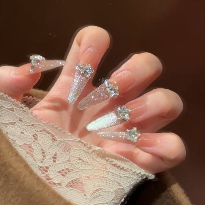 Stylish Stiletto Press-On Nail Extensions Stornfield