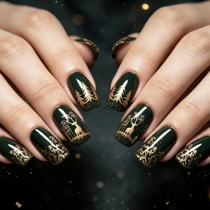 Festive Holiday Nail Art Stornfield