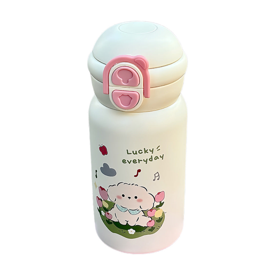 Women's Insulated Drinking Bottle with Cute Animal Design Stornfield