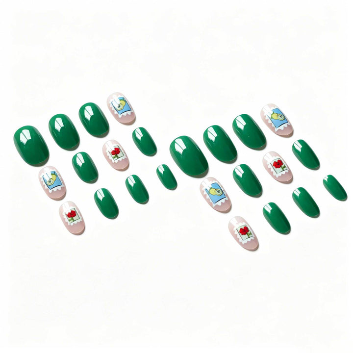 Playful Stamp-Inspired Nail Art Set
