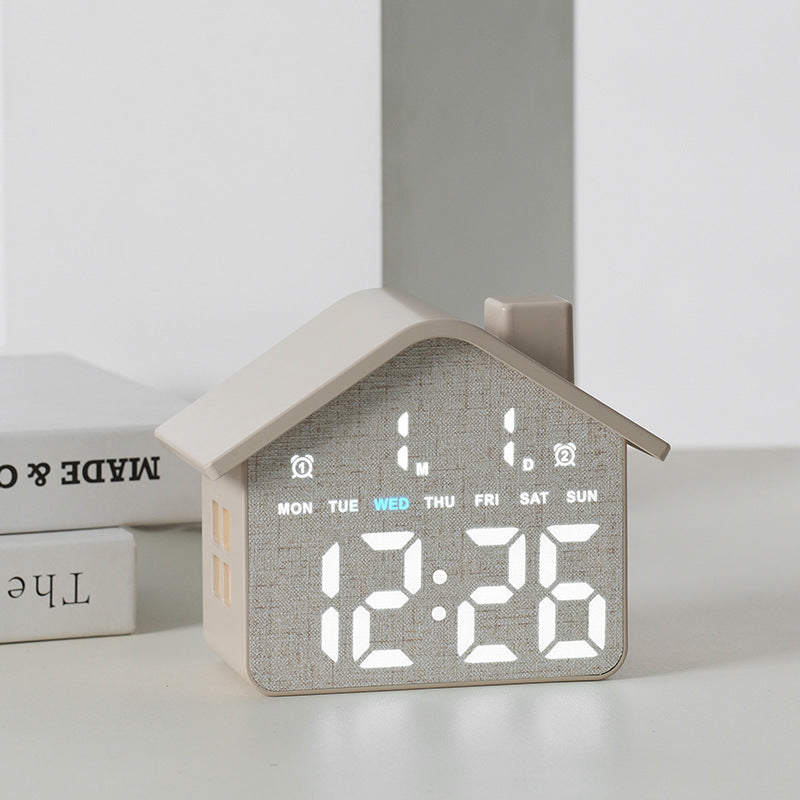 Digital Creative Clock in House Design Stornfield