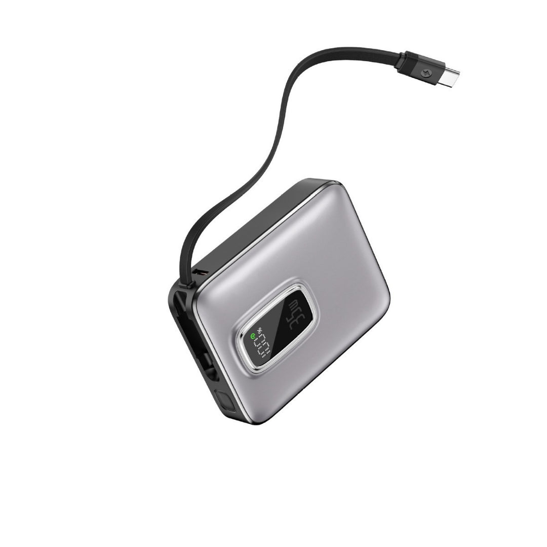 Portable power bank with integrated LED display and fast charging function Stornfield