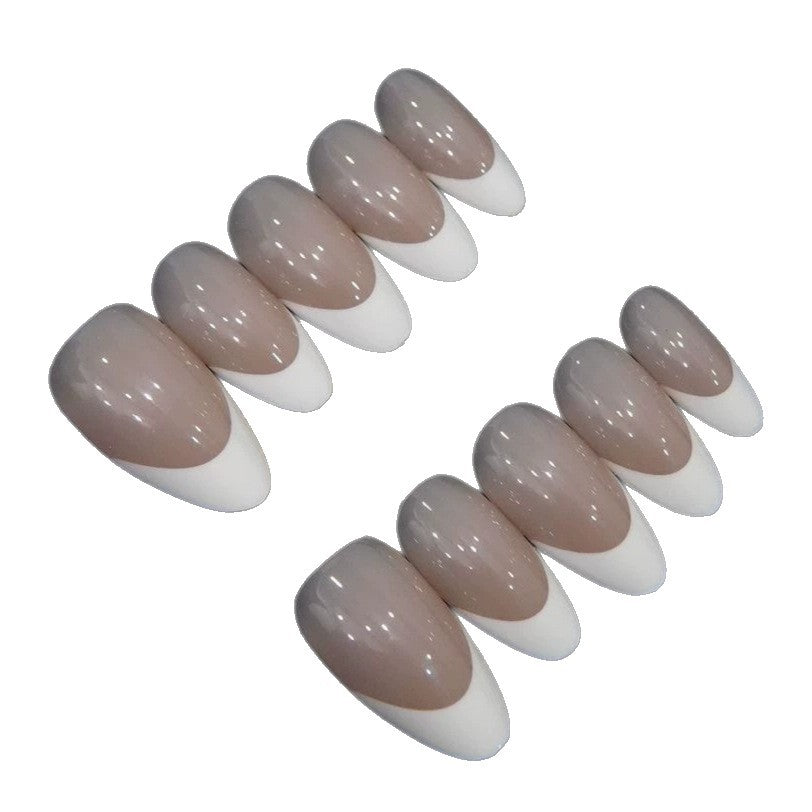 Elegant French Tip Press-On Nails