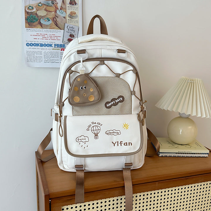 Playful Character Design School Backpack Stornfield