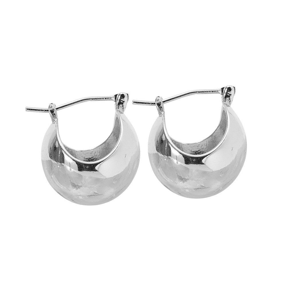 Sleek Curved Huggie Earrings Stornfield