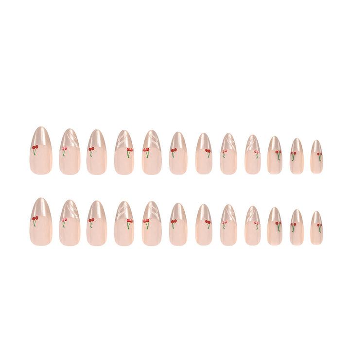 Exquisite nail art with cherry details Stornfield