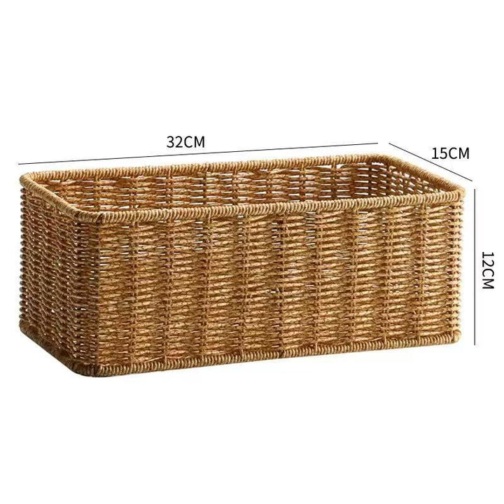 Rectangular Handwoven Storage Basket Stornfield