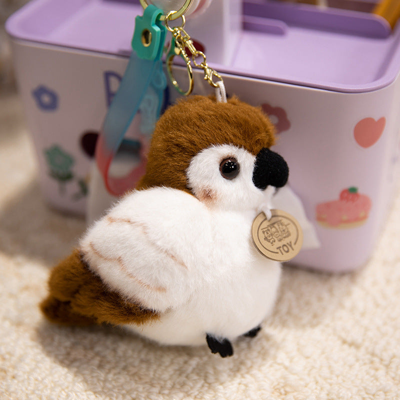 Plush Shoulder-Sitting Toucan Clip-On Companion with Metal Clip and Soft Huggable Body Stornfield