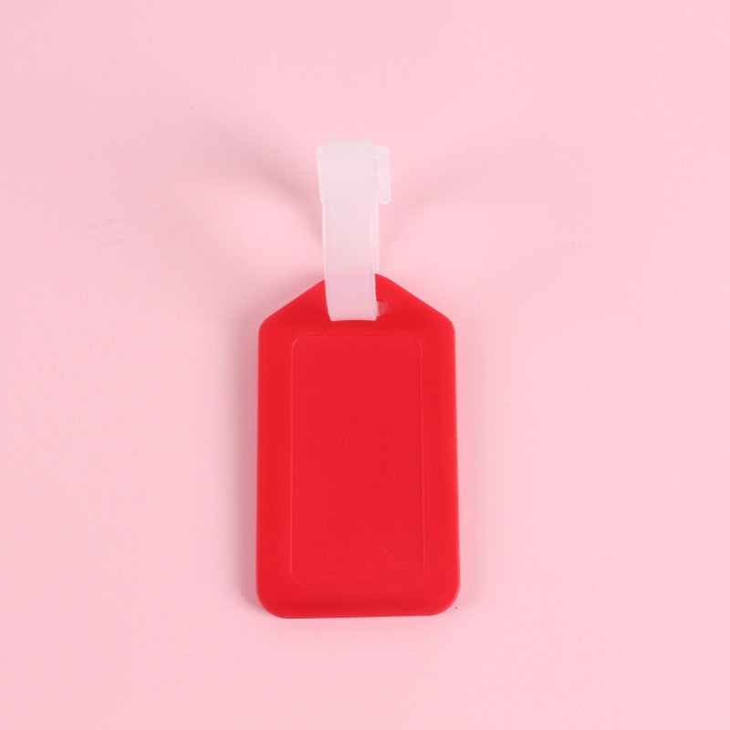 Unisex flexible silicone luggage tag Bowlift