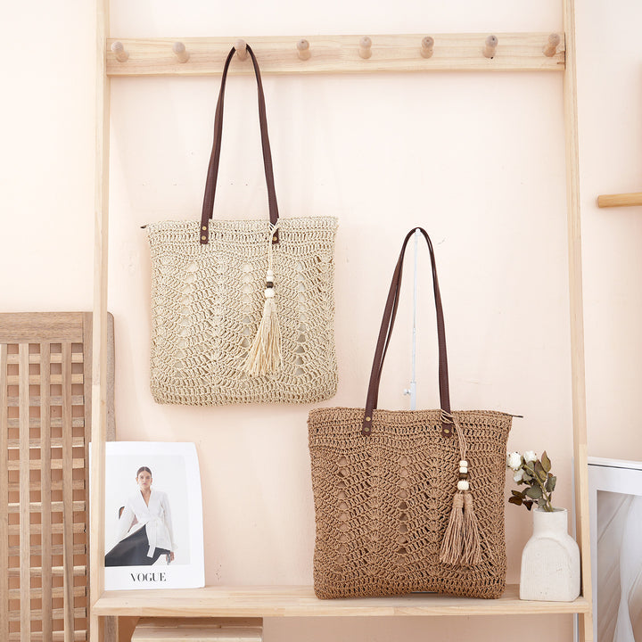 Handcrafted Macrame Tote Bag Stornfield