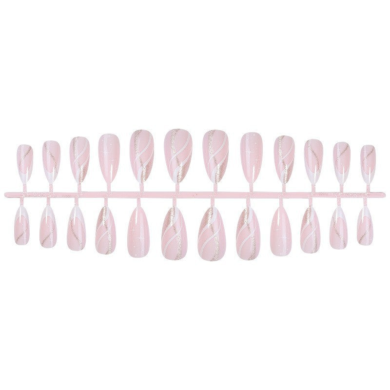 Nail art set with elegant geometric accents Stornfield