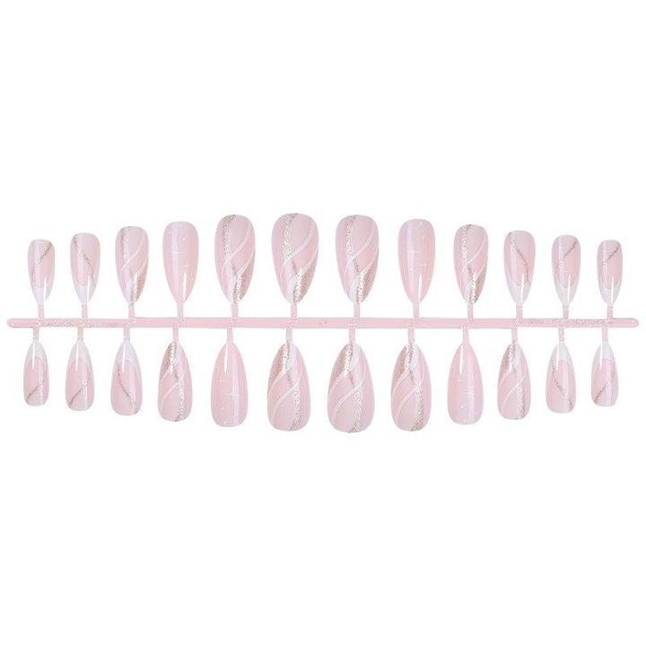 Nail art set with elegant geometric accents Stornfield