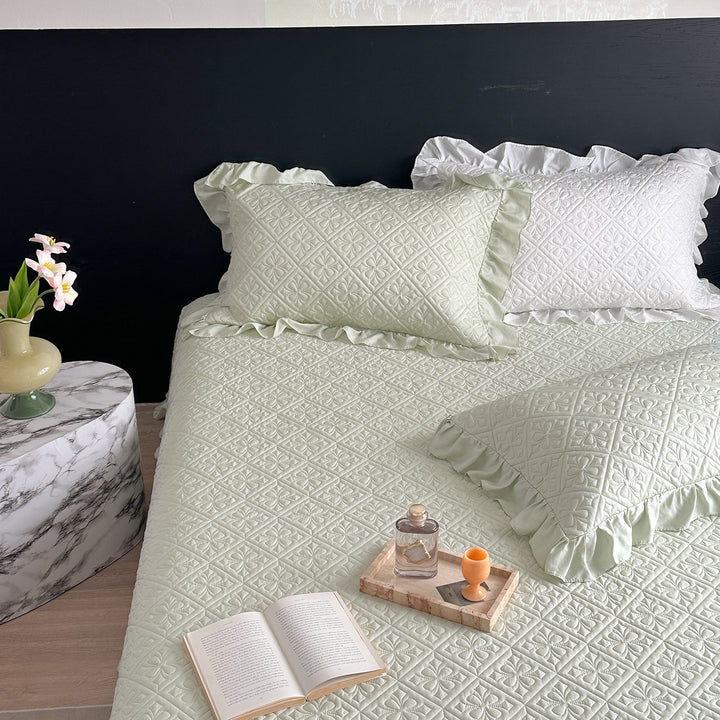 Quilted Cotton Bedspread Set