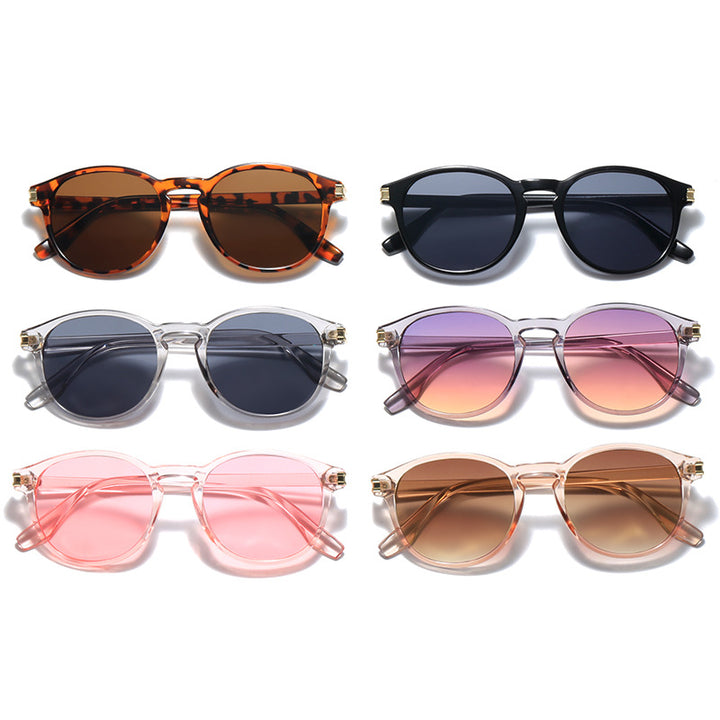 Women elegant sunglasses with transparent frame and stylish accents Stornfield