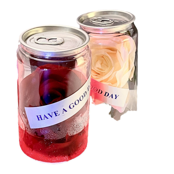 Decorative Roses In Glass Container Stornfield