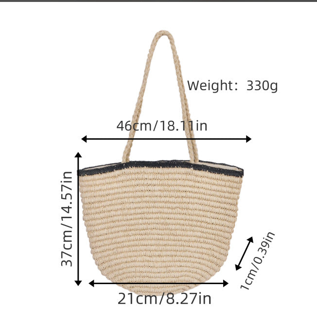 Beach and shopping bag with robust fabric Stornfield