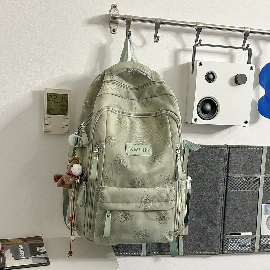 Versatile Floral-Embroidered Backpack Stornfield