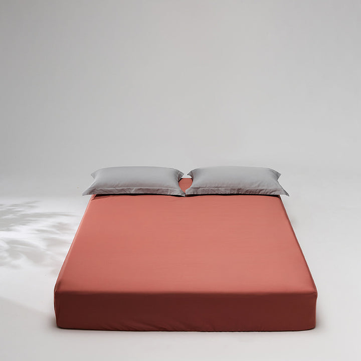 Cooling Breathable Fitted Sheet and Pillowcase Set with Deep Pocket Microfiber
