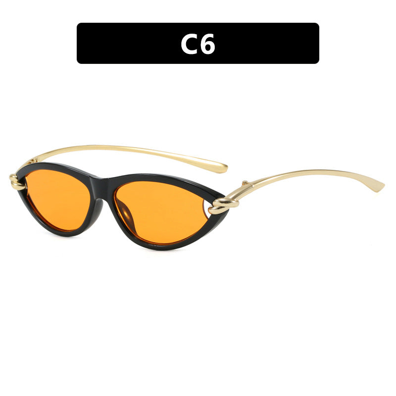 Women's Cat-Eye Sunglasses with Elegant Metal Frame and Protective UV Filter Stornfield