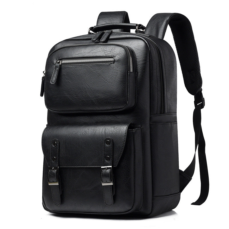 Premium Leather Organizer Backpack Stornfield