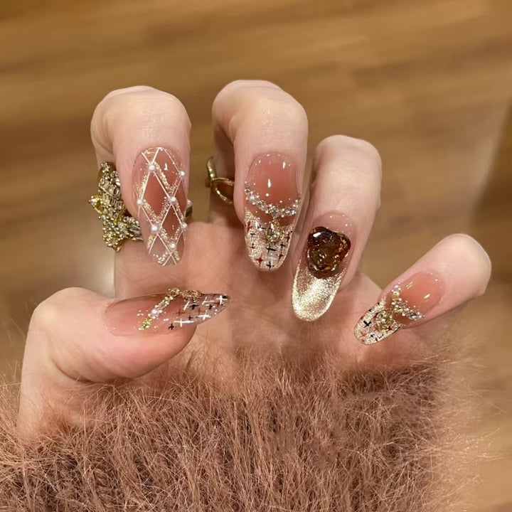 Artistic Elegance Press-On Nail Set Stornfield