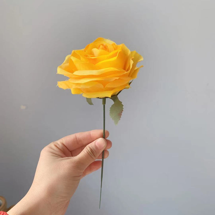 Realistic Silk Rose Stem
