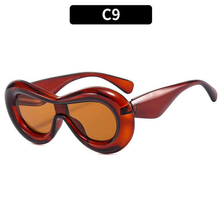 Oversized Retro-Inspired Fashion Sunglasses