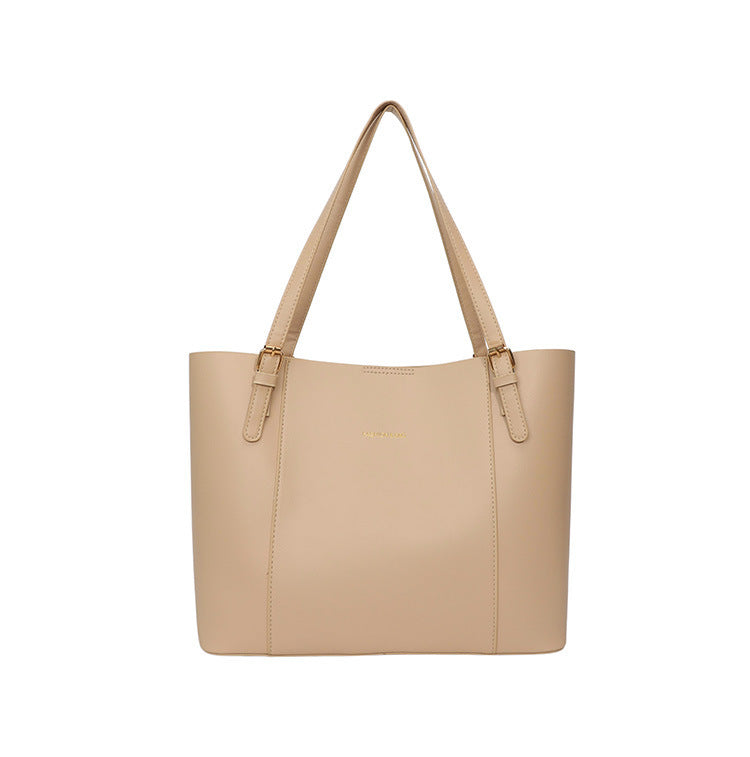Sleek Minimalist Leather Tote Bag Stornfield