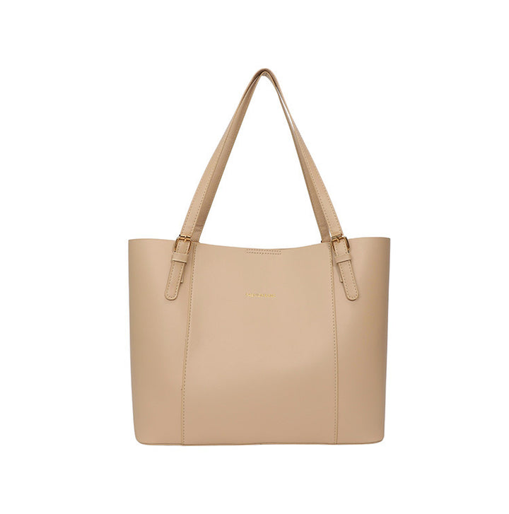 Sleek Minimalist Leather Tote Bag Stornfield
