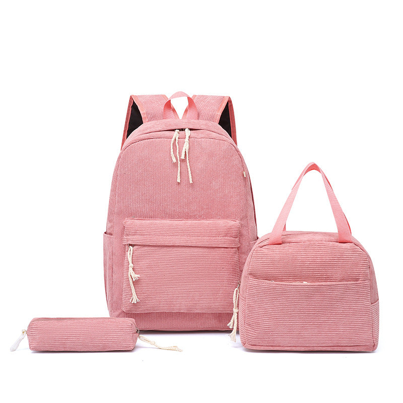 Backpack set with Playful Strawberry Pattern Stornfield