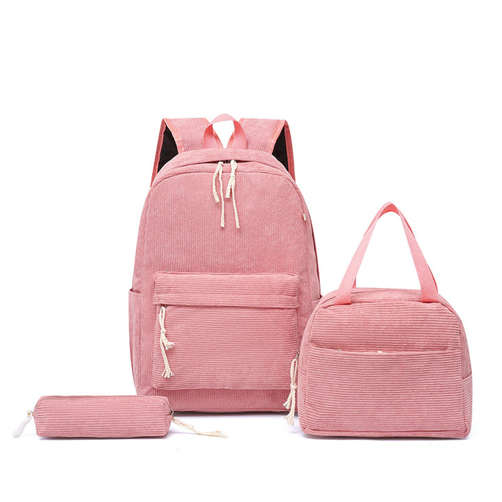 Backpack set with Playful Strawberry Pattern Stornfield