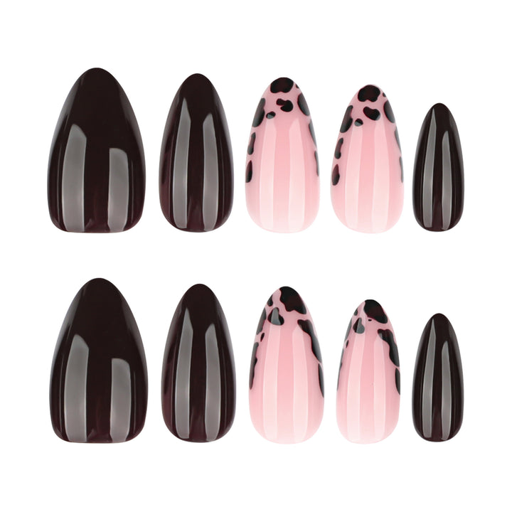 Artful stiletto nails with elegant design and glossy finish Stornfield