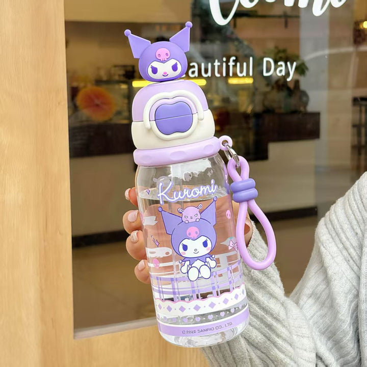Ladies water bottle with interactive lid and cute Pochacco design Stornfield