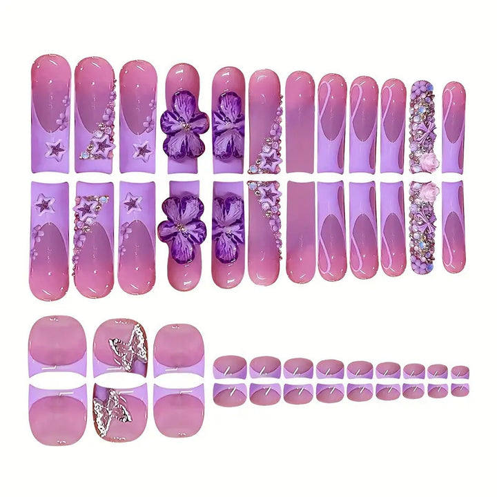 Premium Floral Nail Art Set Stornfield