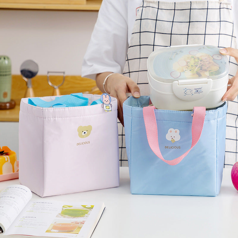Cute Animal-Themed Lunch Tote Bag