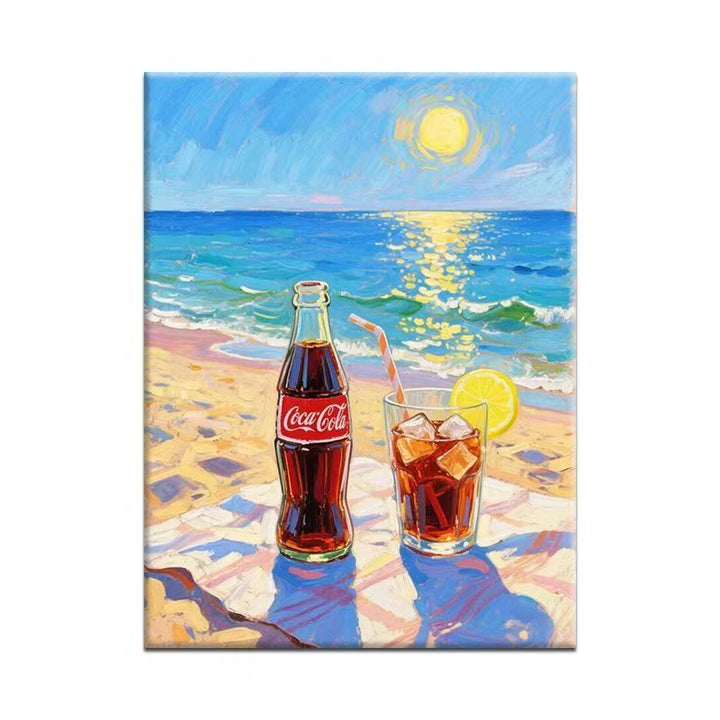 Vibrant Beach-Themed Canvas Art Stornfield