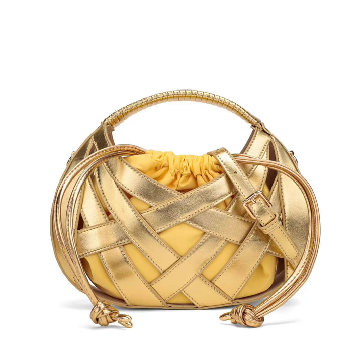 Chic Woven Handle Handbag Stornfield