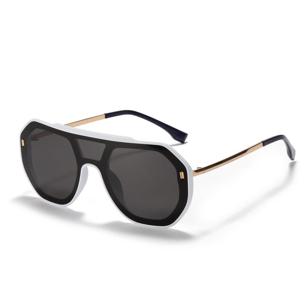Women oversized geometric sunglasses with elegant frame Stornfield