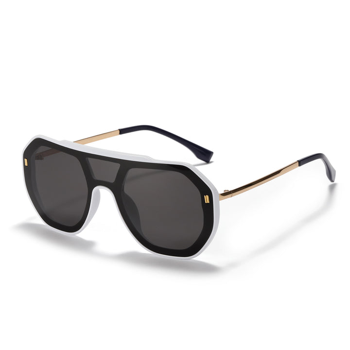 Women oversized geometric sunglasses with elegant frame Stornfield