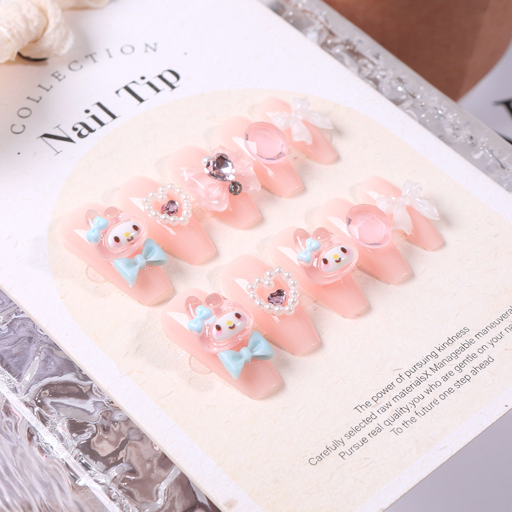 Decorative Themed Press-On Nail Set Stornfield