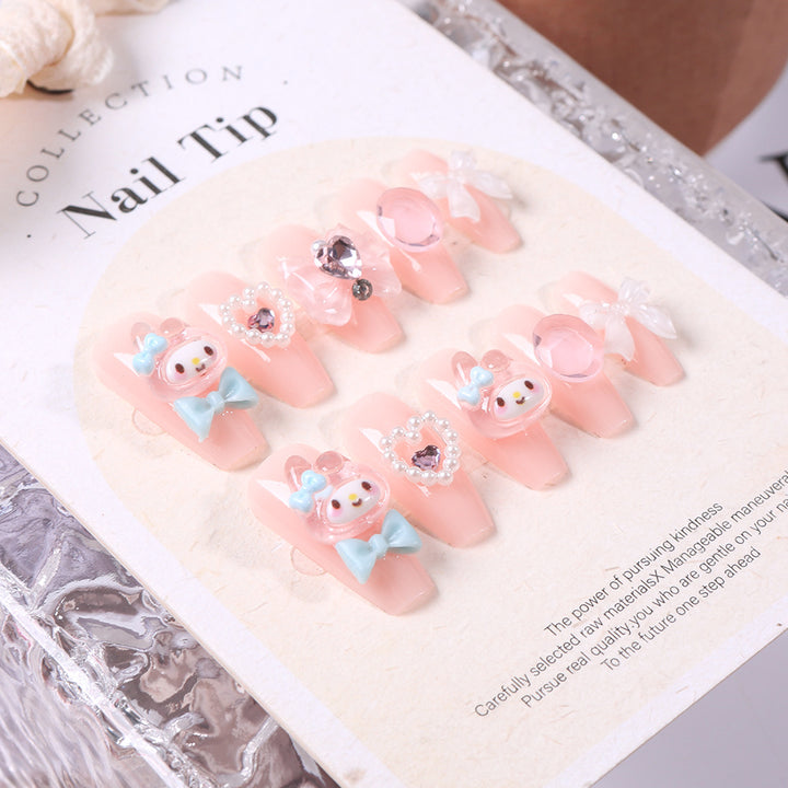 Decorative Themed Press-On Nail Set Stornfield