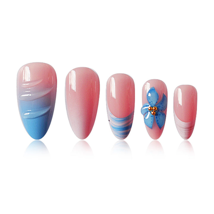 3D Floral and Ocean-Themed Nail Art Extensions Stornfield