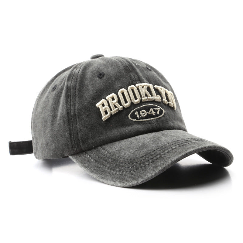 Men's Distressed Cotton Dad Cap Stornfield